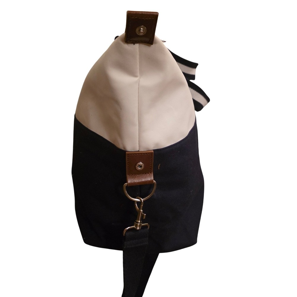 Ralph Lauren Duffel Bag Navy White Preppy Nautical‎ Tote Large - Picture 3 of 9
